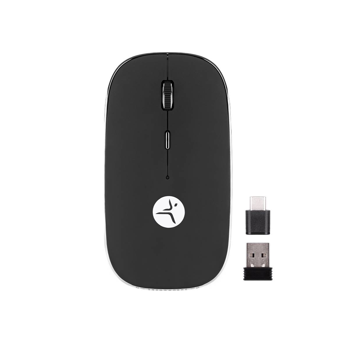 Mouse SLIVEBLACK recargable negro con nano receptor tipoC y USB A - mousepad incluido, TECHZONE, TZACMOI30, DPI: 1000, 1200, 1600 Mouse SLIVEBLACK recargable negro con nano receptor tipoC y USB A - mousepad incluido, TECHZONE, TZACMOI30, DPI: 1000, 1200, 1600